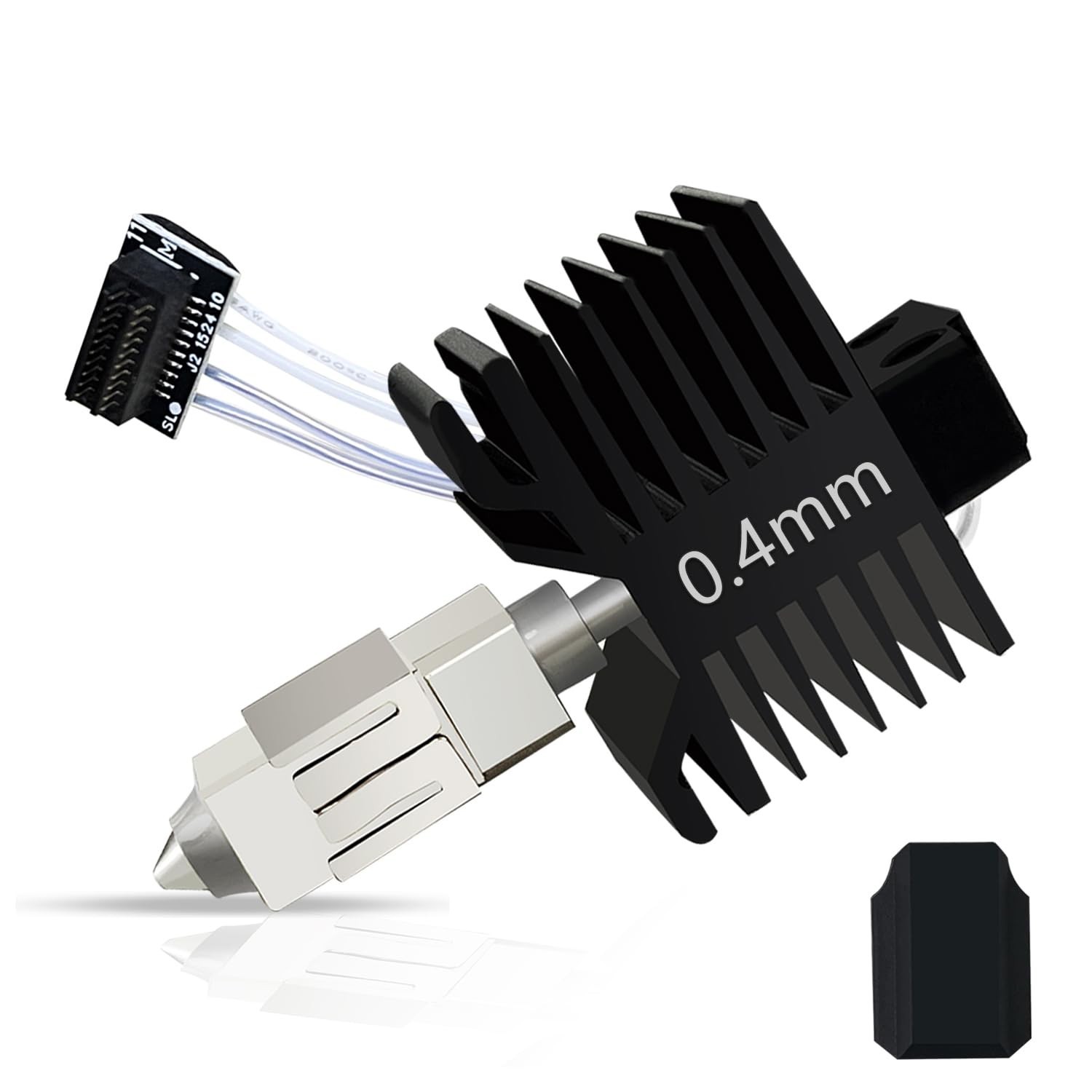 Durable 0.4MM Hotend Upgrade for P1S/P1P - Steel Design for Maximum Longevity