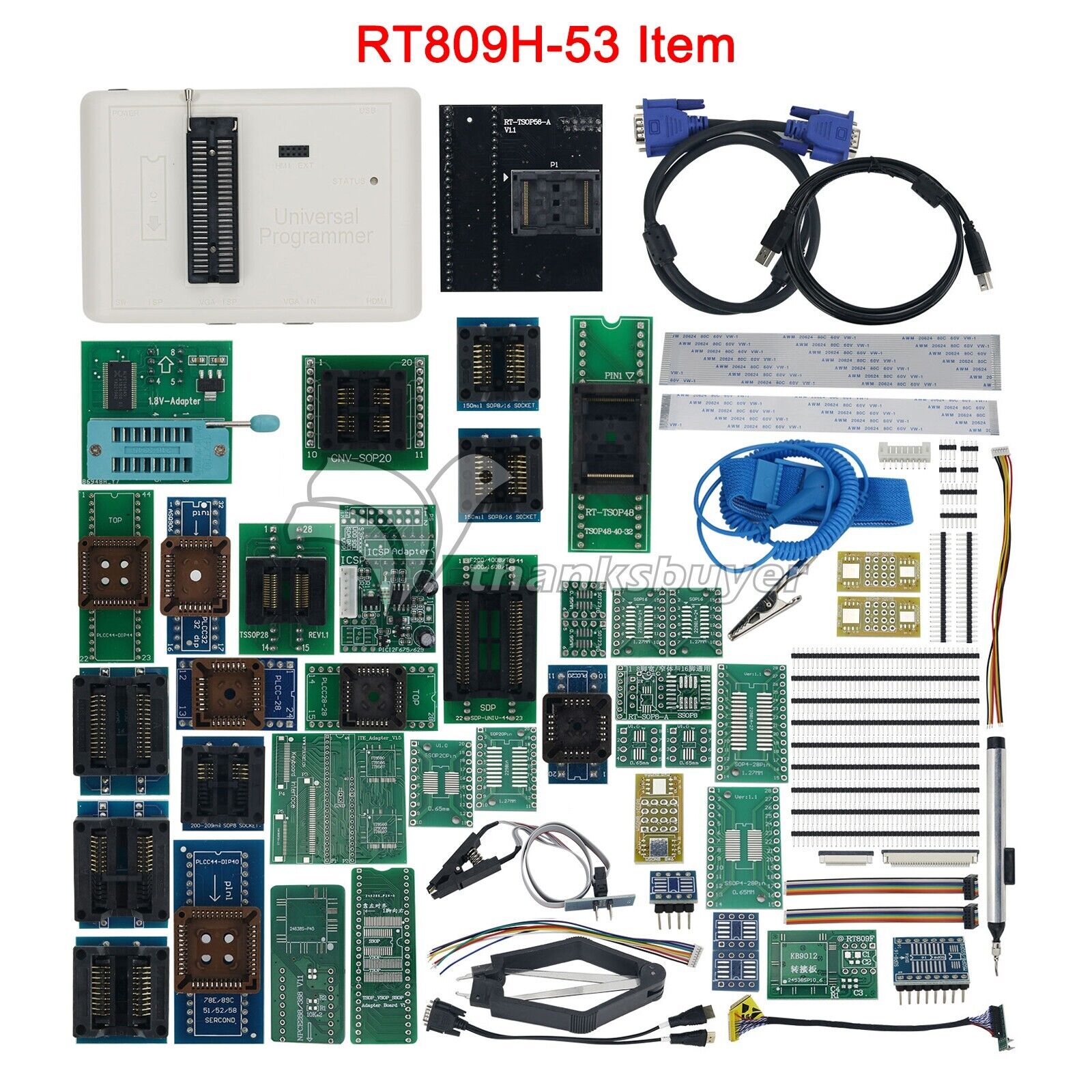 RT809H-53 Item Universal Programming IC Programming + 53 Items