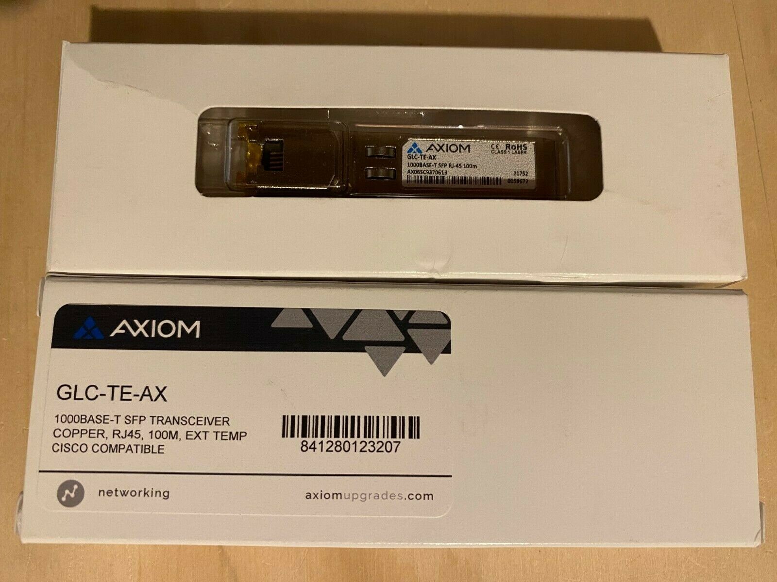 Axiom GLC-TE-AX 1000Mbit/s SFP Copper Network Transceiver Module