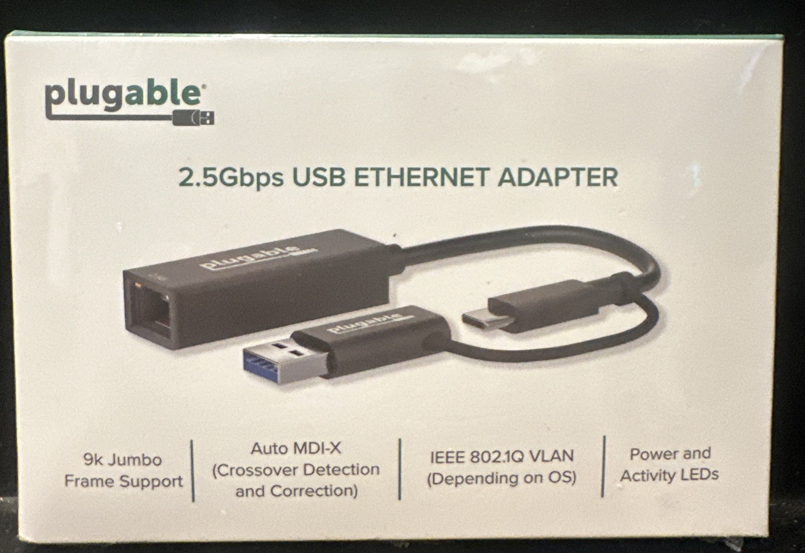 Plugable USBC-C and USC to Ethernet Adapter