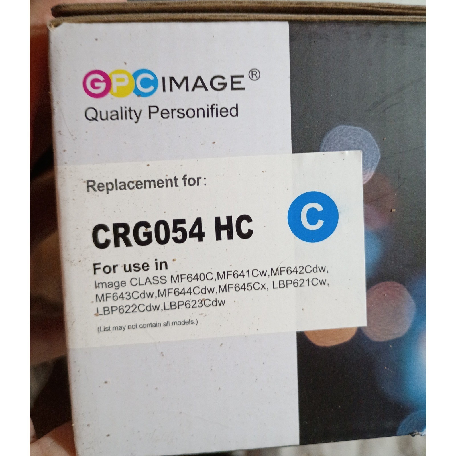 GPC Image Cyan Toner Cartridge Replacement for Canon CRG054 HC High Capacity