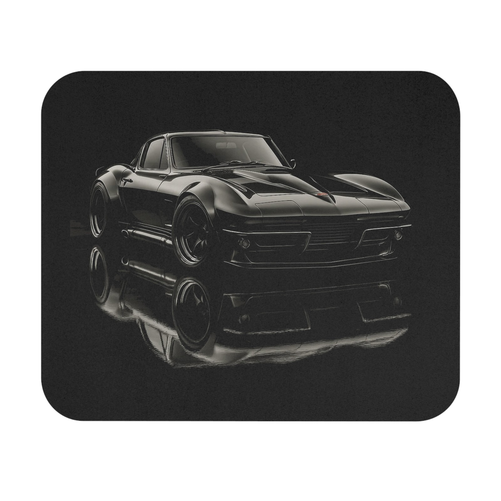 1967 Chevy Corvette Stingray Mouse Pad Black Classic Muscle Car Desk Mat
