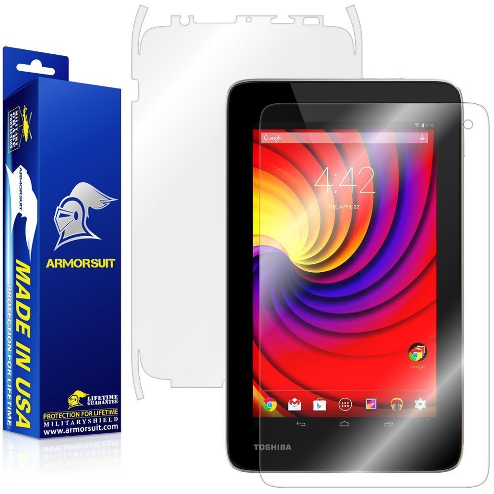 ArmorSuit MilitaryShield Toshiba Excite Go Screen Protector + Full Body Skin USA