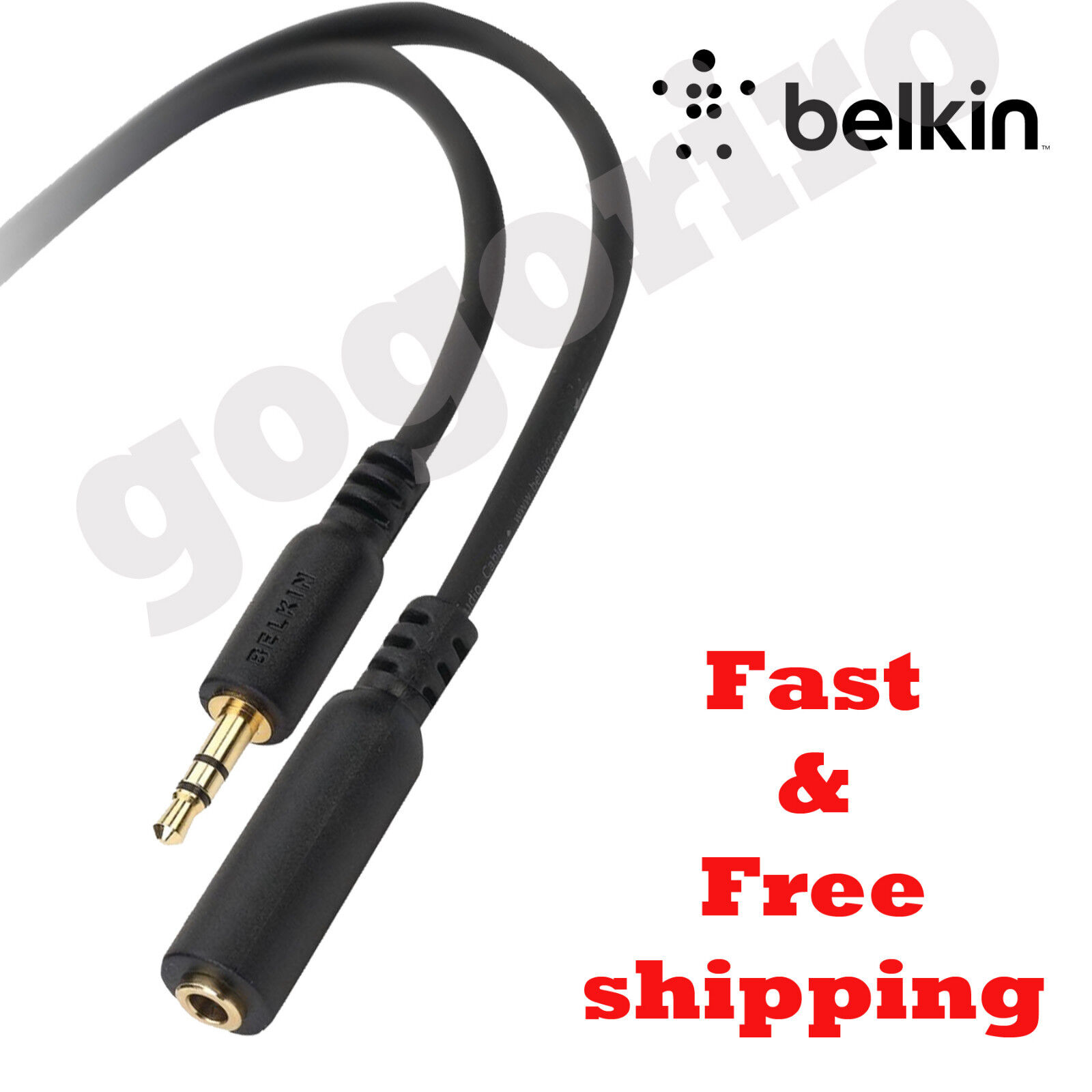 BELKIN F8V204TT06-E3-P Stereo Extension Cable, 6 ft