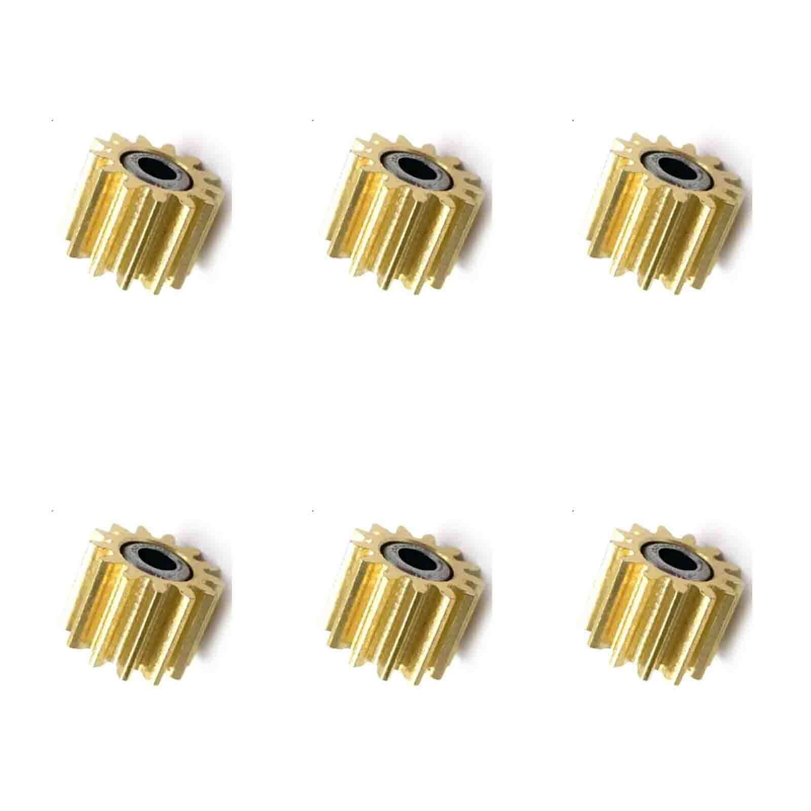 6pcs T530 T650 T130 Cutter Copper Gear CQ890-67091 Fits For HP DesignJet T135