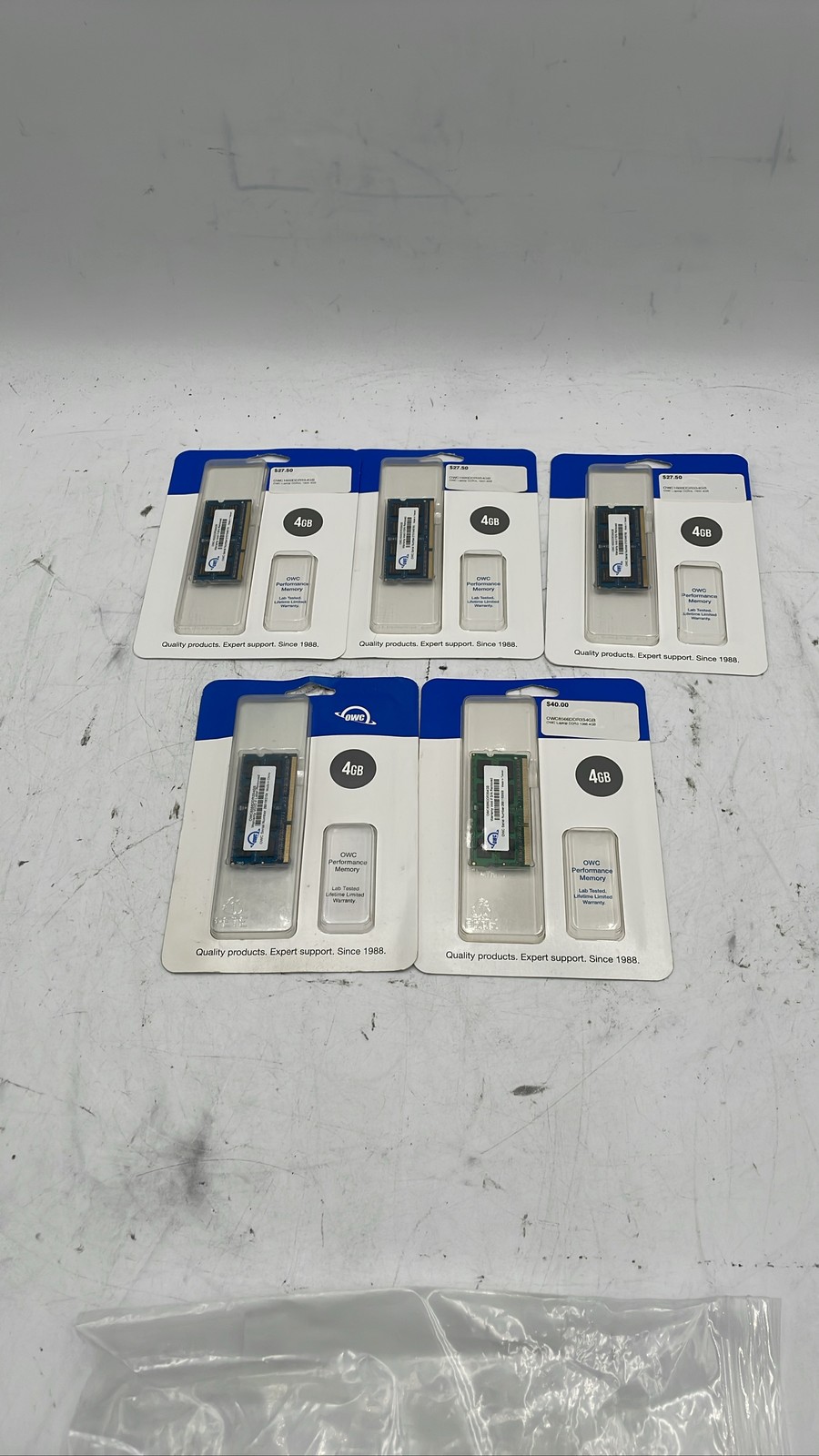 OWC 4GB DDR3 1866MHz PC3-14900 SO-DIMM Laptop RAM Lot of 5 NEW