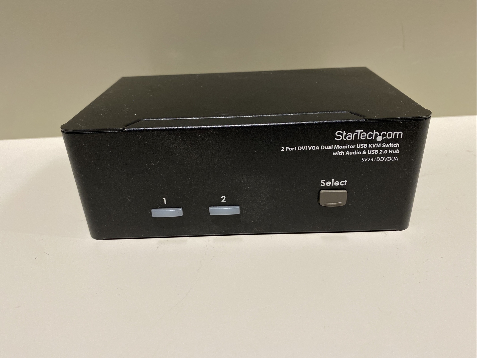 STARTECH C4E1E7ZG37F 2Port Dual USB KVM Switch USB 2.0 No Ac Adapter