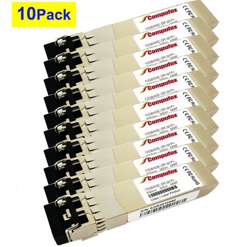 10PK AXM761 Compatible 10G SFP+ for Netgear AV Line M4250-40G8XF-PoE+ GSM4248PX
