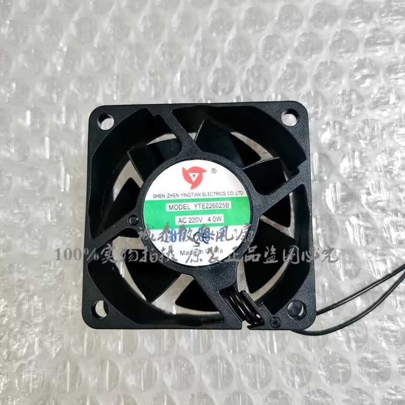 1PCS New MODEL YTE226025B AC220V 4.0W 6cm Welding Machine Inverter Fan