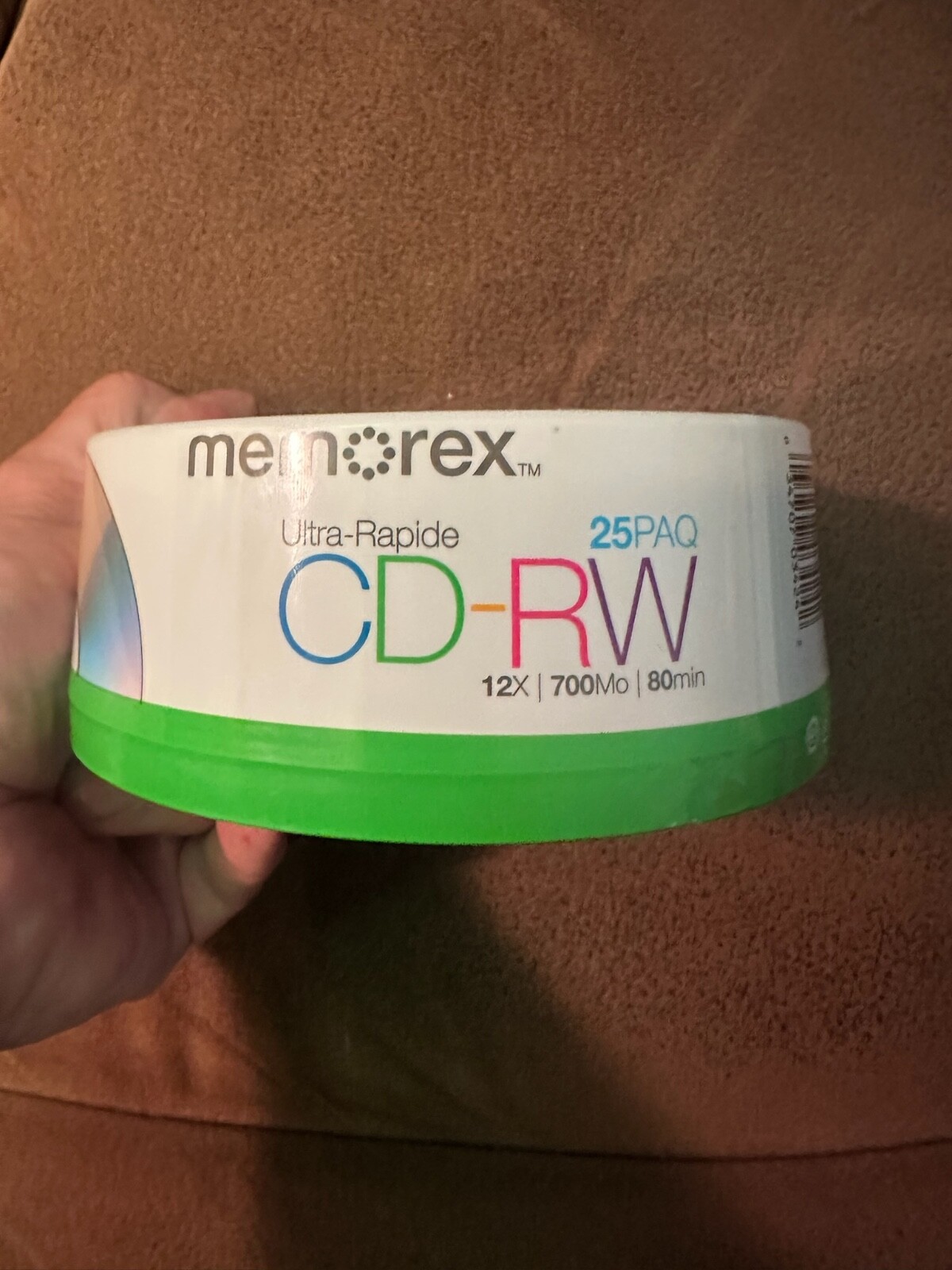 Memorex CD+RW 25PAQ 80 Min Rewritable Disc
