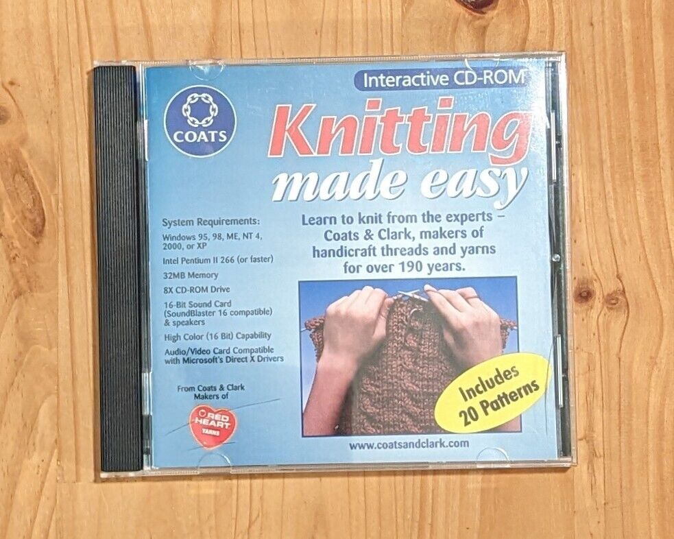 Knitting Made Easy - Interactive - CD-ROM