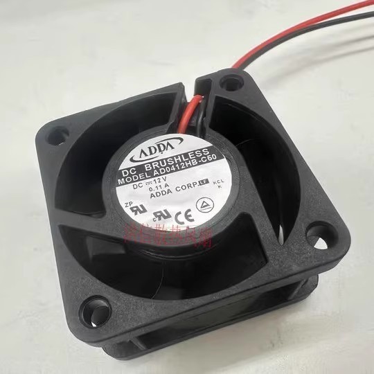ADDA 4020 AD0412HB-C50 DC12V 0.11A 40*20MM 2-Wire Cooling Fan