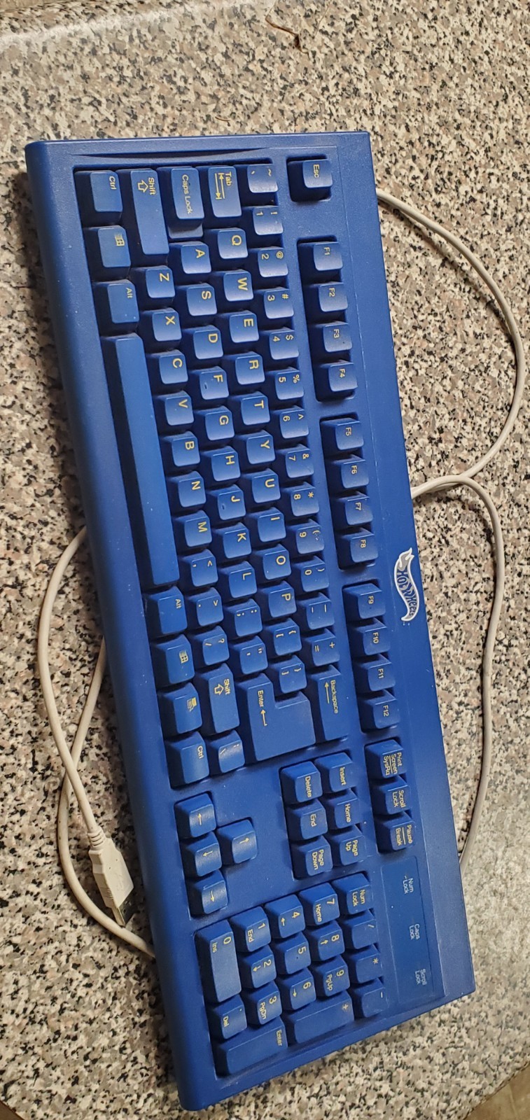 RARE TESTED Hotwheels Keyboard 1999 Patriot EHC333P SK-1100U(E) Vintage PC USB 