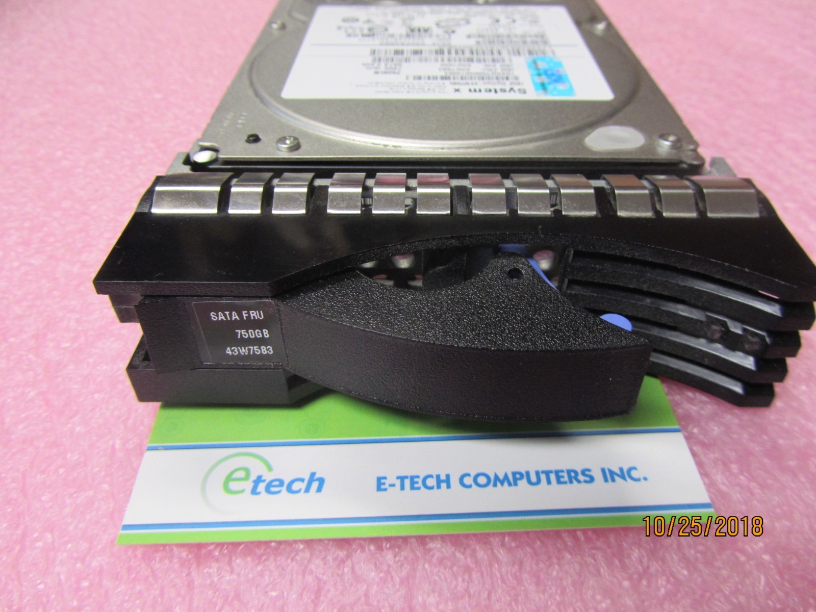 43W7583/ 43W7580 - IBM 750GB hot-swap dual port SATA HD DS3200, DS3300, DS3400