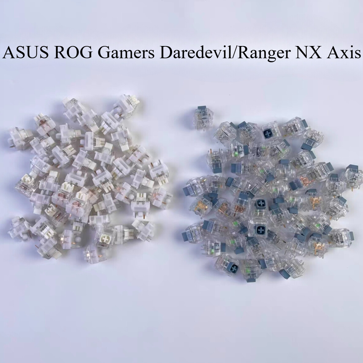 10-30pcs Original ASUS ROG Gamers NX White Axis/Gray Axis For Keyboards