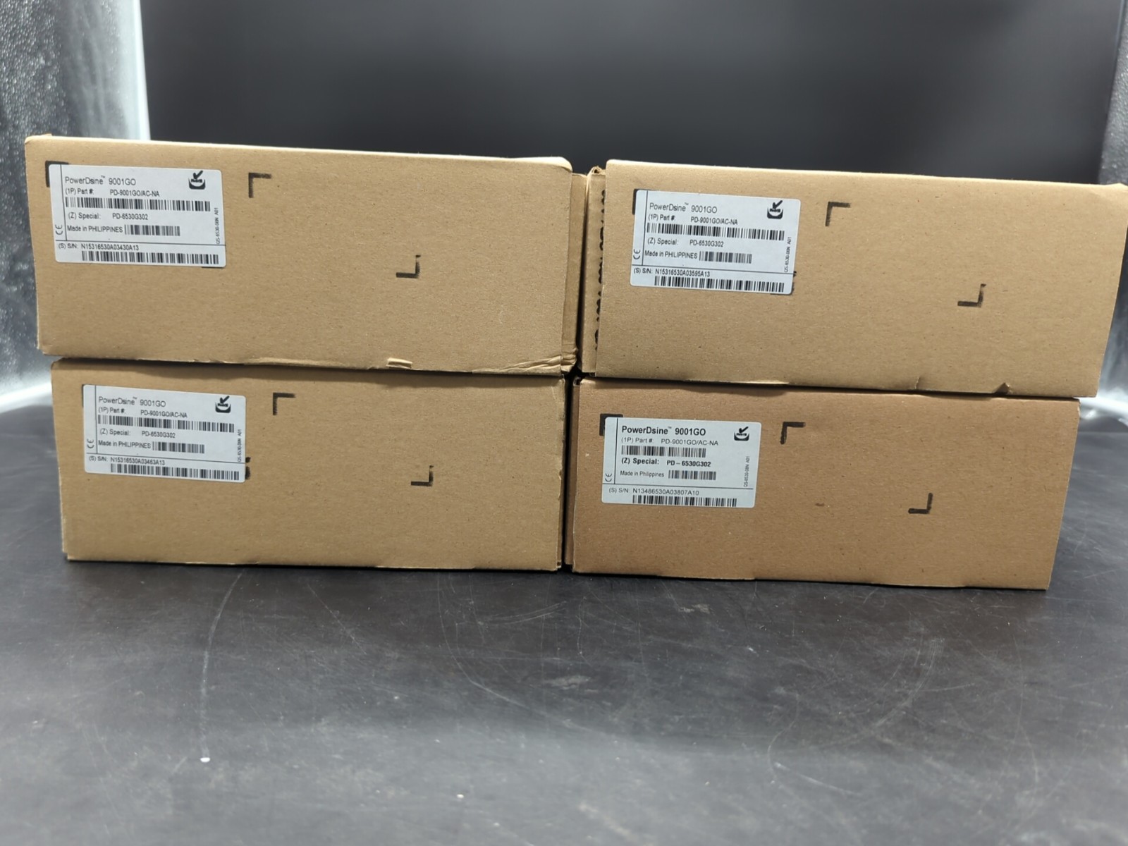 Lot of 4: Microsemi PowerDsine 9001GO Outdoor Single port 1000 E/N 802.3a