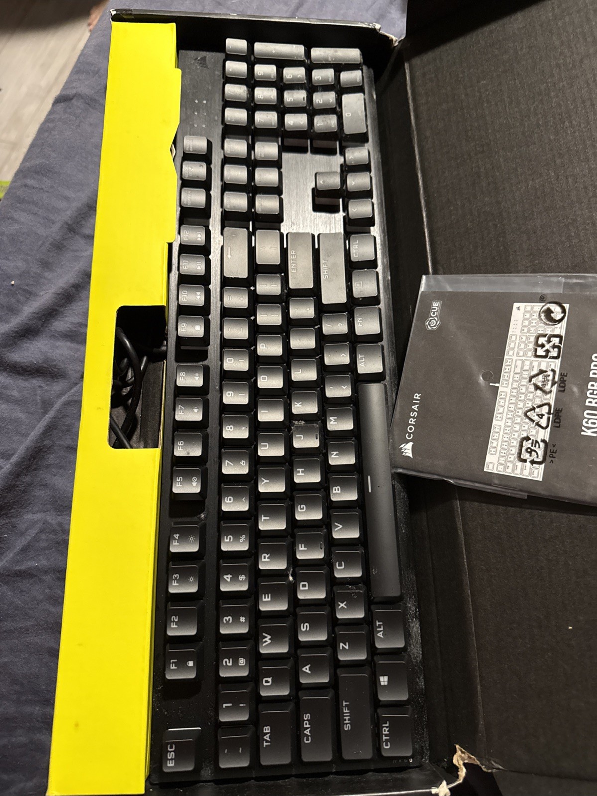 Corsair K 60 RGB PRO Mechanical Keyboard, Gaming ￼￼