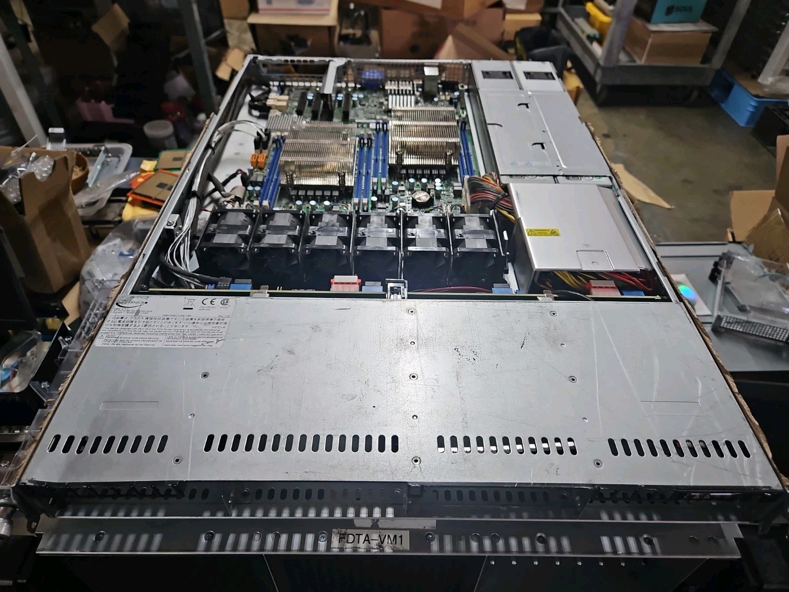 Supermicro CSE-815 4x LFF 2x NVME Slots  X10DRD-iNT Server Barebone