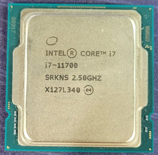 Intel Core i7-11700 2.50GHz 8 Core SRKNS CPU Processor