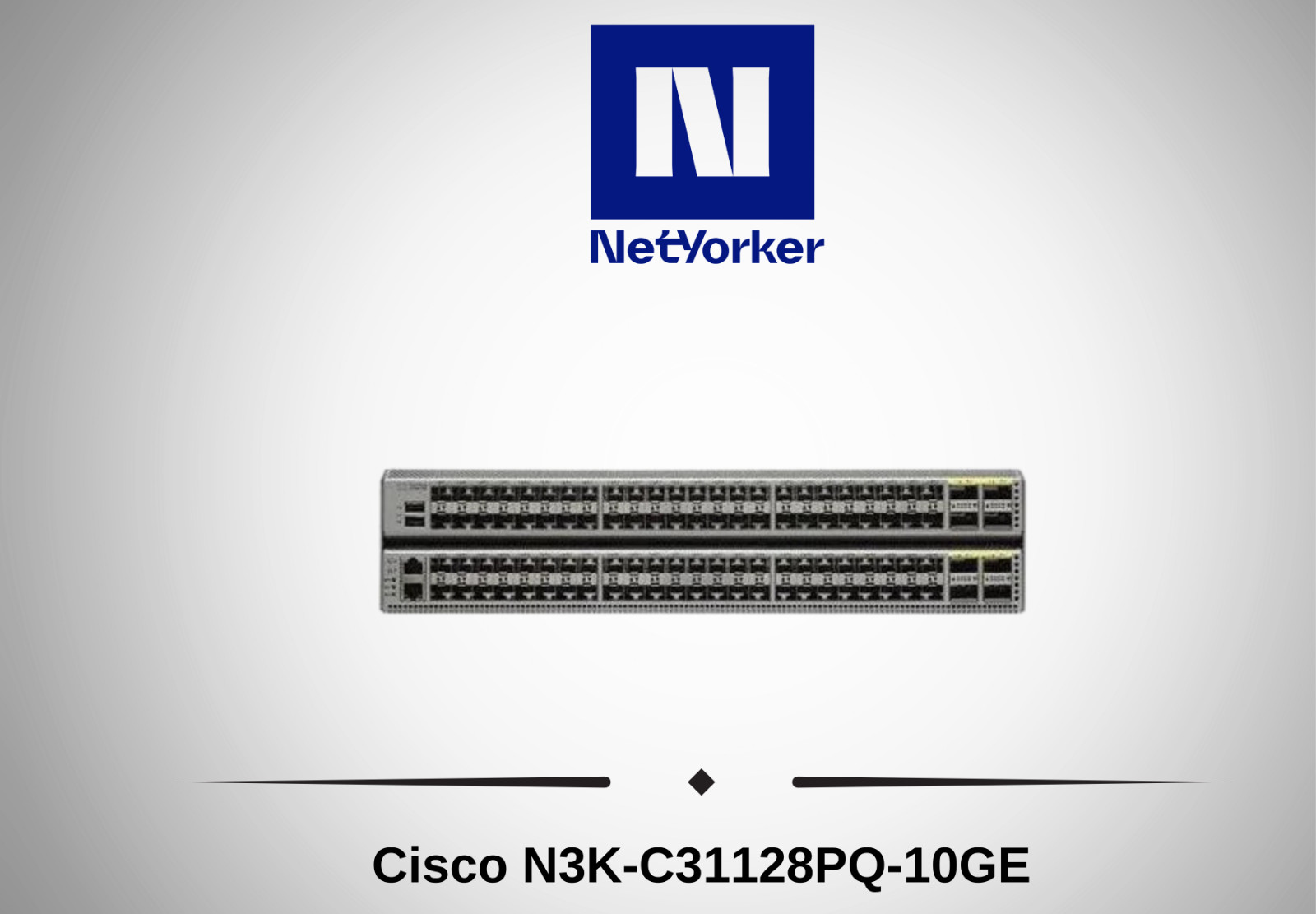 Cisco C31128PQ  N3K-C31128PQ-10GE 96 SFP+ Ports 8 QSFP+ Ports Gigabit Switch