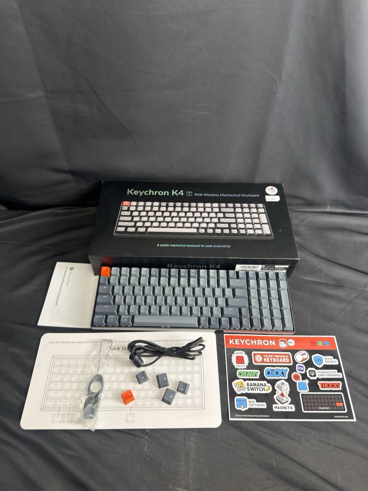 Keychron K4 Version 2 Wireless Gaming Keyboard K4A3 New Open Box