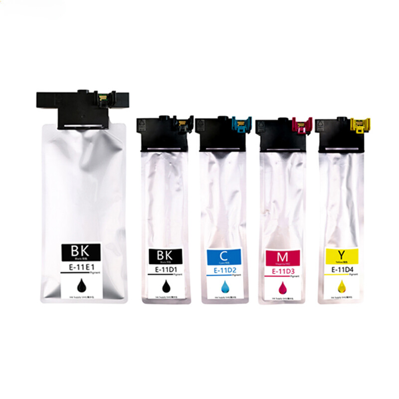 5pc Compatible Ink Bag Cartridge For Eps Wf-c5890dwf Wf-c5390dwf Printer