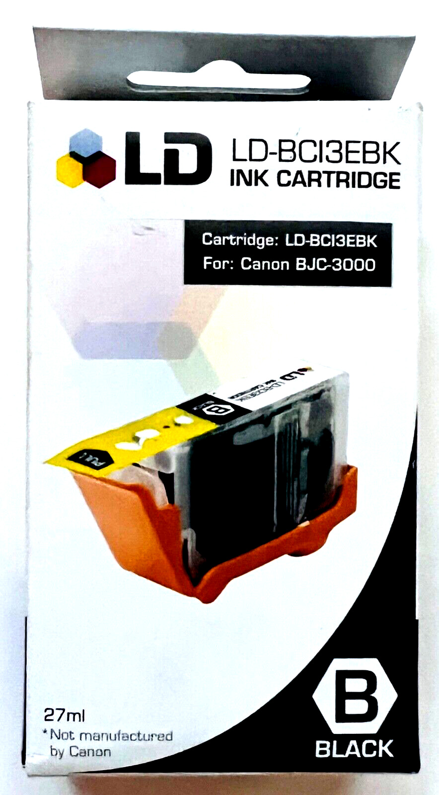 LD-BC13EBK Black Ink Cartridge   **New In Box**  Expired 3/2012 Pictured