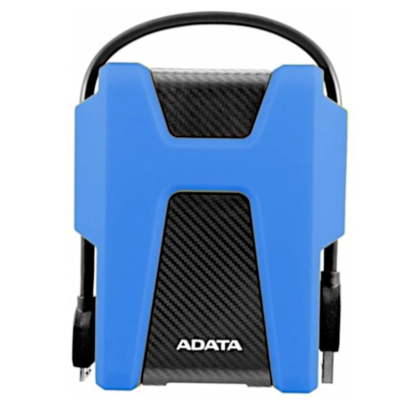ADATA HD680 BLUE 2TB External HDD USB 3.2 Military-Grade Protection Shock Sensor