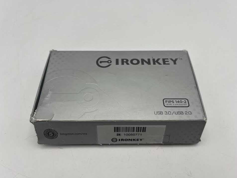 Kingston Ironkey IKD300SM/128GB 128GB D300SM Encrypted USB 3.0 Flash Drive