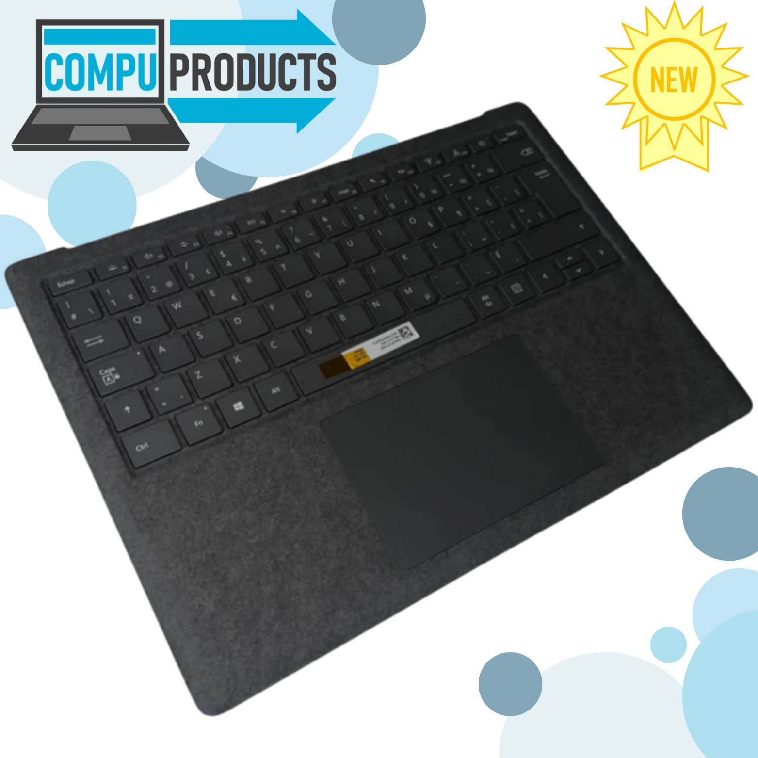 NEW Palmrest Backlit Keyboard For Microsoft Surface 3 4 1867 1868 1950 US Gray 1