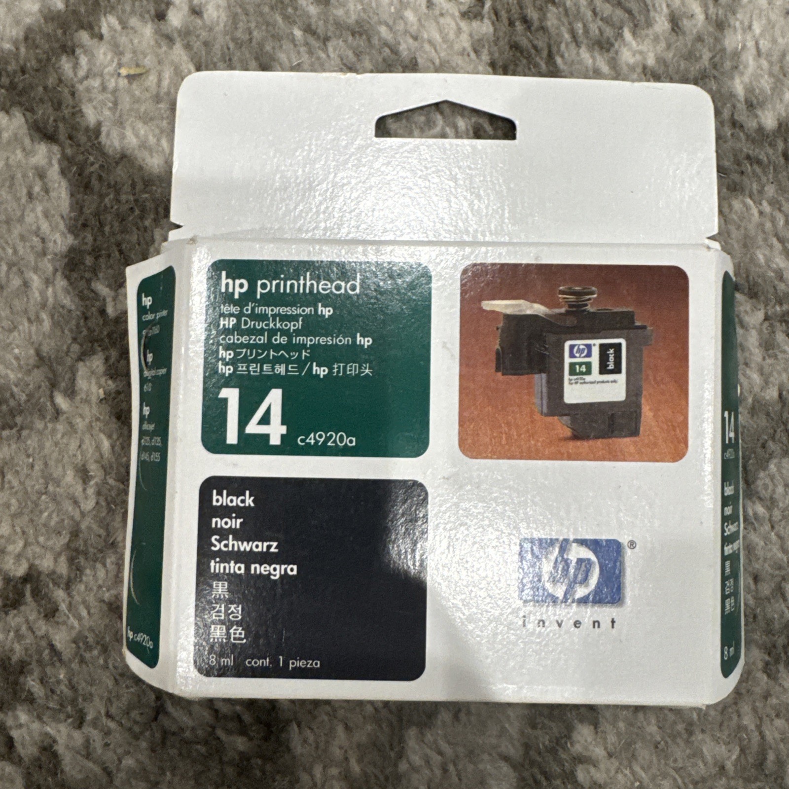 Genuine HP 14 Black Printhead C4920 OfficeJet 7110 D135 7110xi CP1160tn