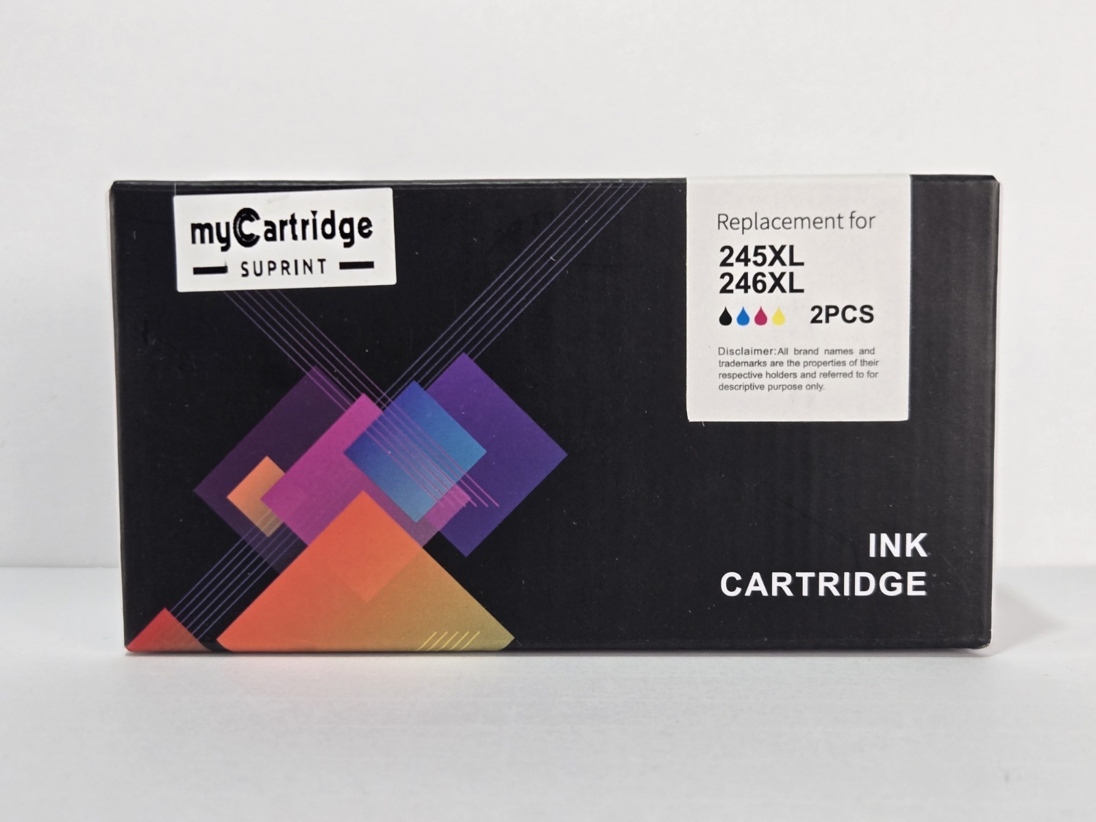 My Cartridge SUPRINT 245XL 246XL Ink Cartridges for Select Canon Printers 2 Pack