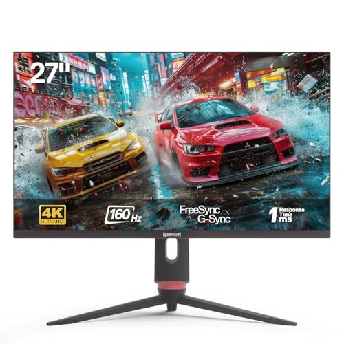 Redragon 27" 4K Flat Gaming Monitor Mini-LED UHD 160Hz 1ms - Scratch & Dent