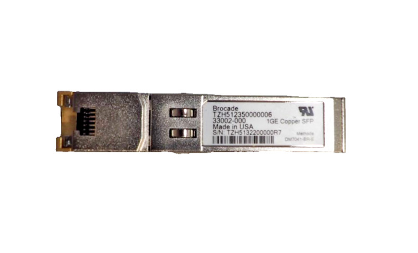 Brocade TZH512350000006 33002-000 1GE Copper SFP Optical Transceiver