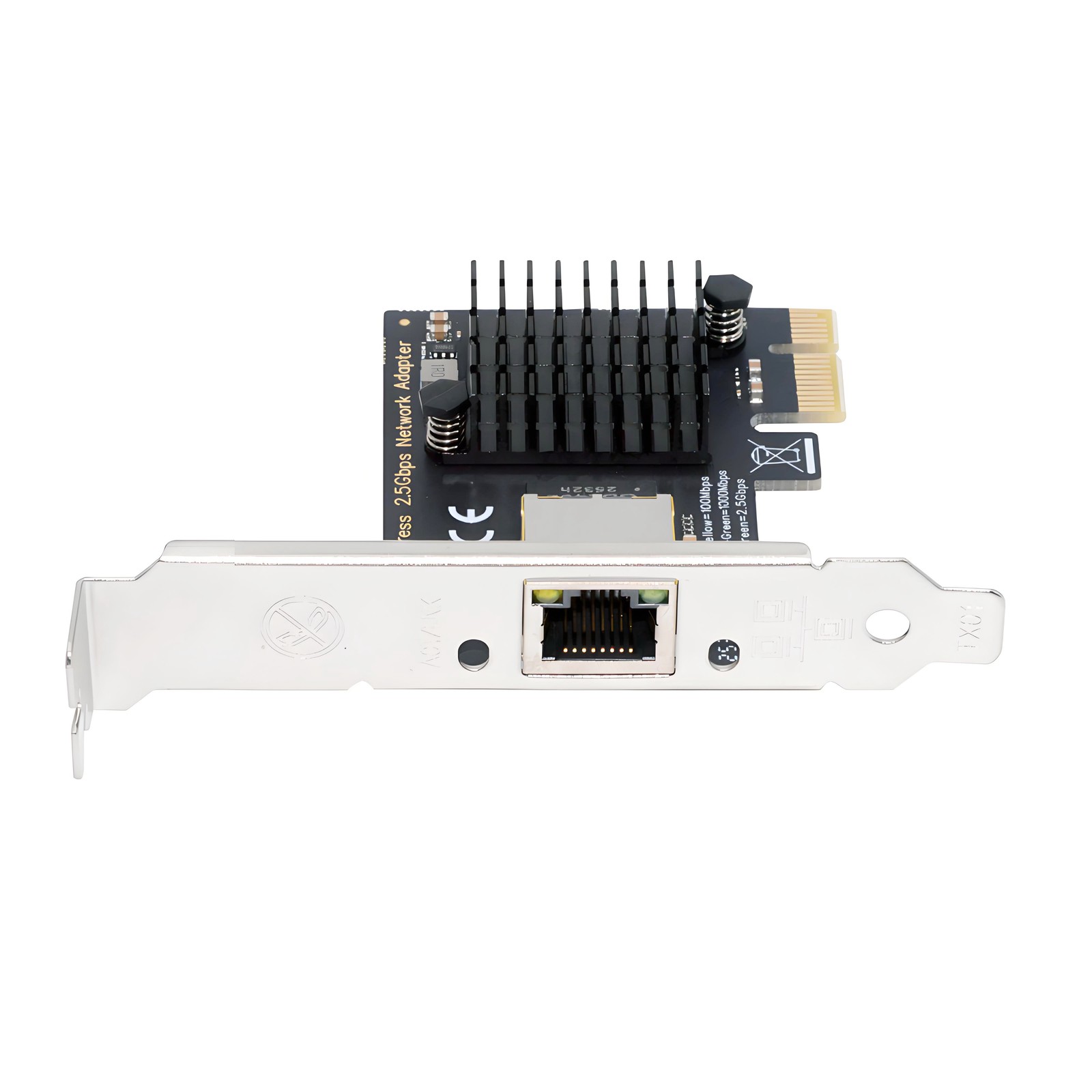 2500Mbps 2.5Gbps to PCI-E PCI Express 1x GBE Gigabit 1000Mbps Ethernet LAN