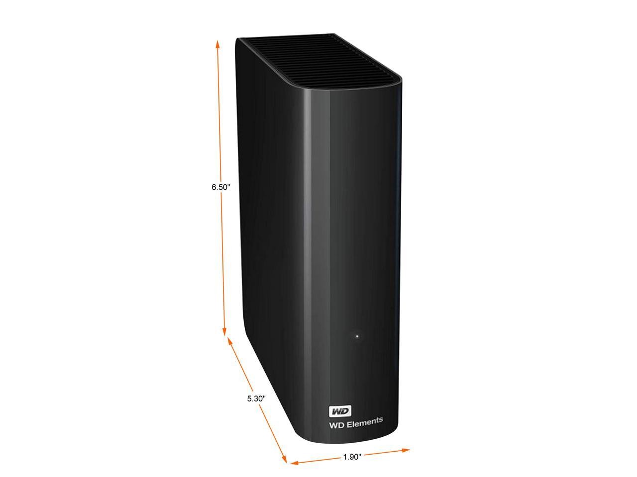 Elements 14TB USB 3.0 Desktop External Hard Drive WDBWLG0140HBK-NESN Black WD