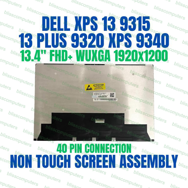 Dell Dp/N 0J87XJ J87XJ 13.4" Laptop Screen 1920x1200
