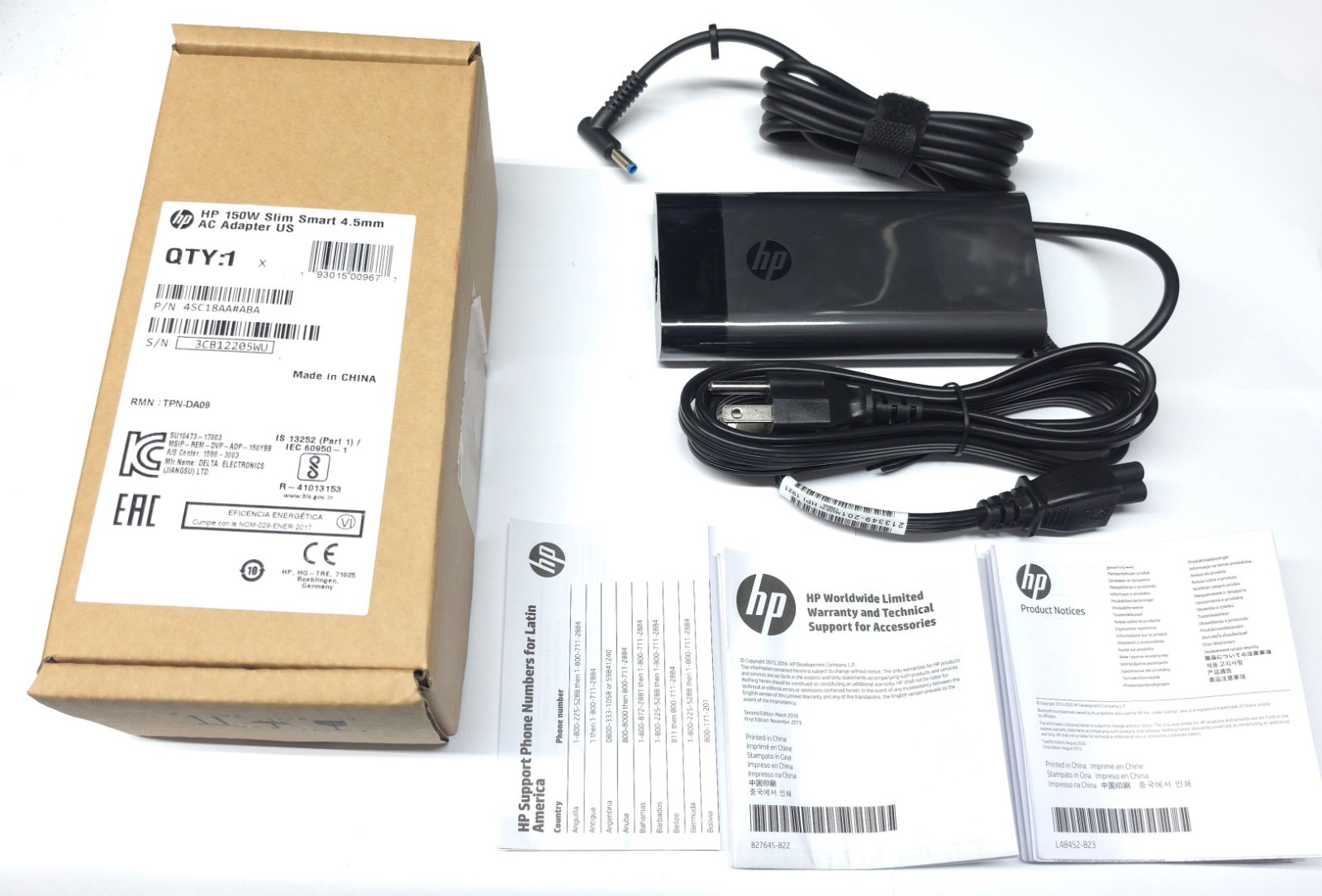 New HP 150W AC Charger For HP M85394-003  L32661-001 917649-850 776620-001 BOX