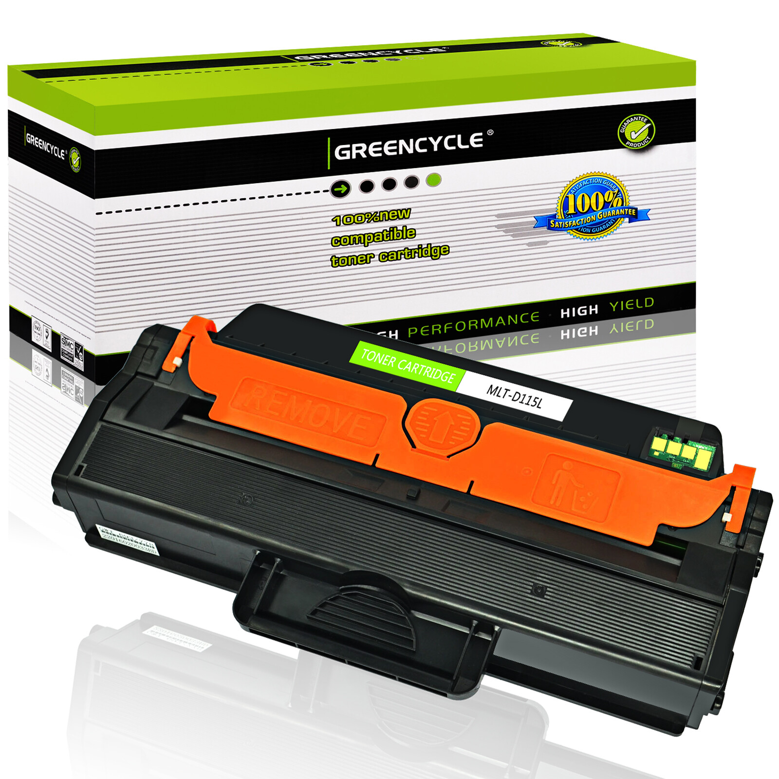 GREENCYCLE MLT-D115L D115S Toner Cartridge Fitfor Samsung SL-M2880FW M2670 M2870