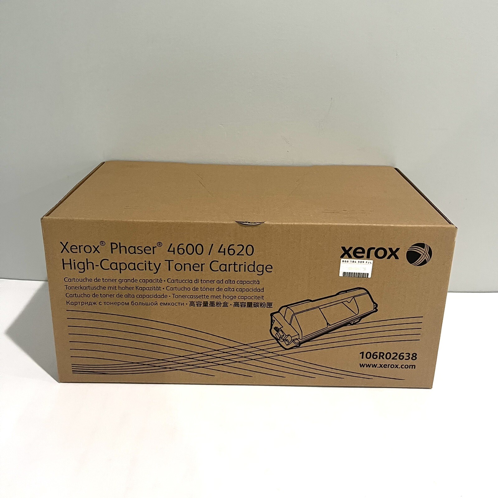 Xerox 106R02638 Black High Yield Original Toner For Phaser 4600,4620   NEW