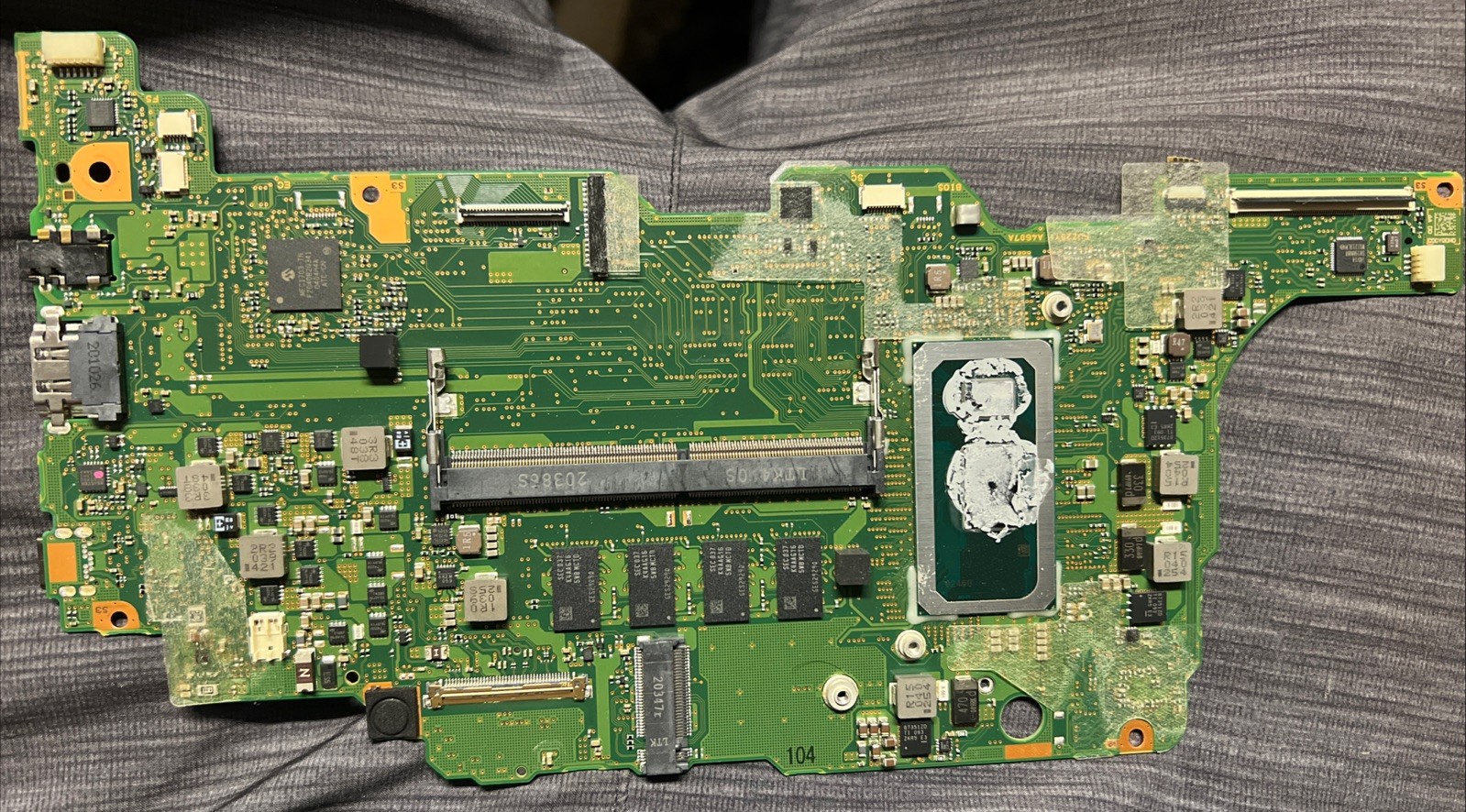Toshiba Dynabook Tecra A40-G intel Celeron 5205U Motherboard