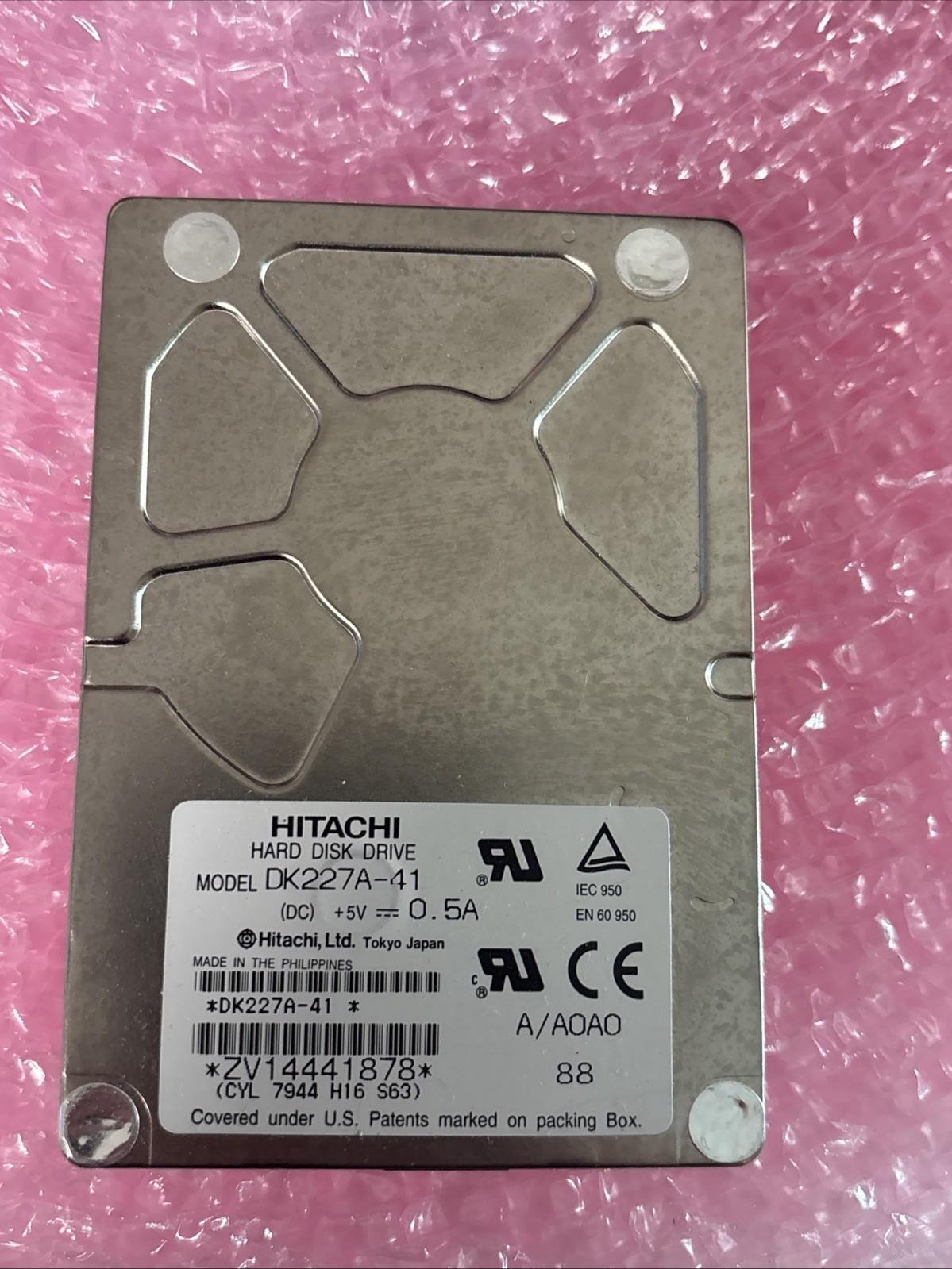 Hitachi 4.1GB DK227A-41 2.5” IDE Laptop Hard Drive HDD 