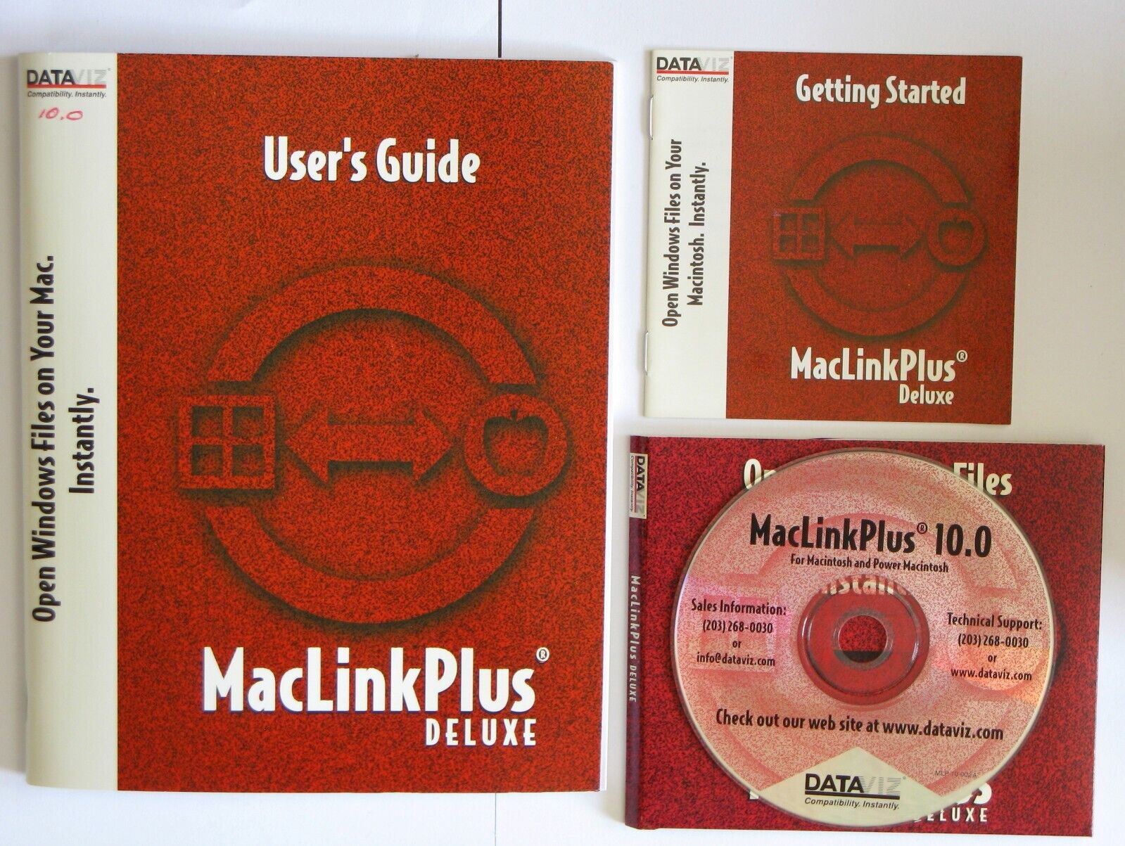 DataViz MacLinkPlus DELUXE, Ver. 10.0, Open Windows Files on MAC