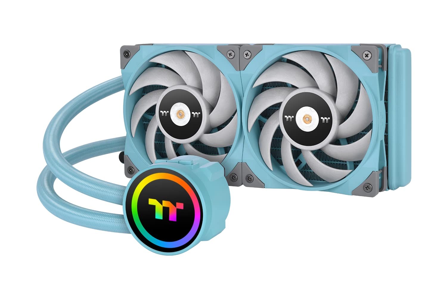 Thermaltake TOUGHLIQUID 240 ARGB Motherboard Sync - Turquoise, Turquoise