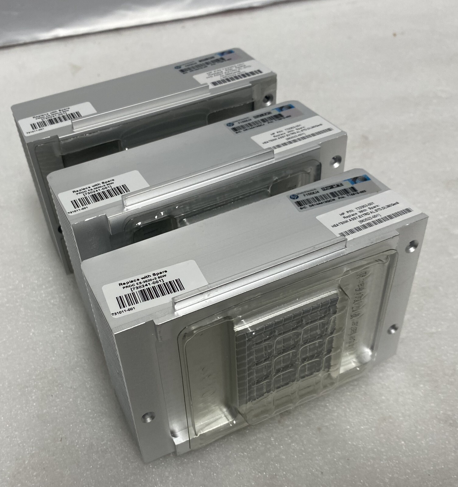 Lot of 3x HP 723353-001 662522-001 Proliant DL380 G8 Heatsink