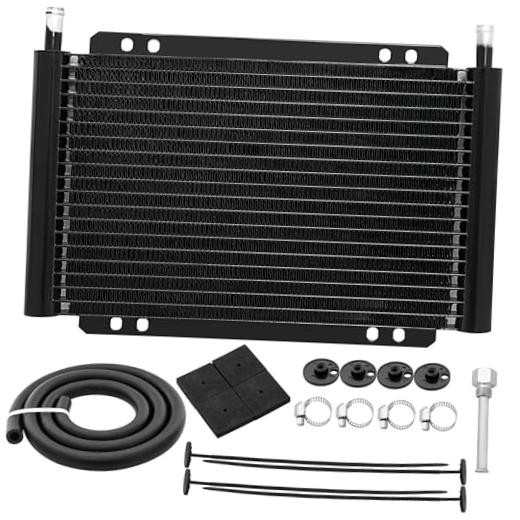 Transmission cooler, Aluminum trans cooler, Black transmission cooler