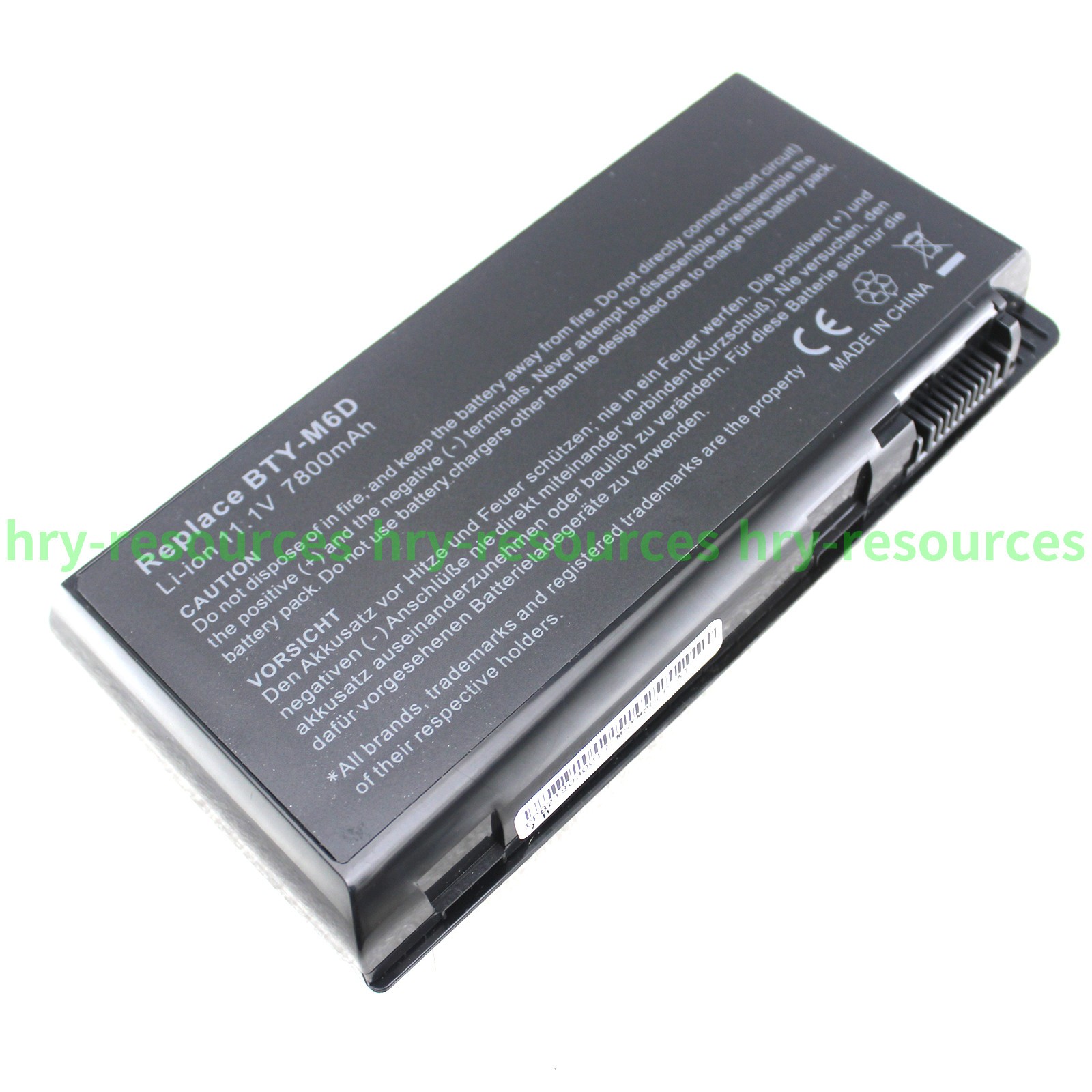 Battery for MSI GX780R GX780DXR GX780DX GX780 GX680R GX680 GX660R BTY-M6D
