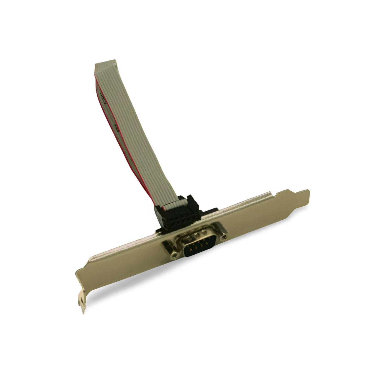 1ft DB9 Male to IDC10 Serial COM Cable DTK RS232 Bracket PC Motherboard Beige