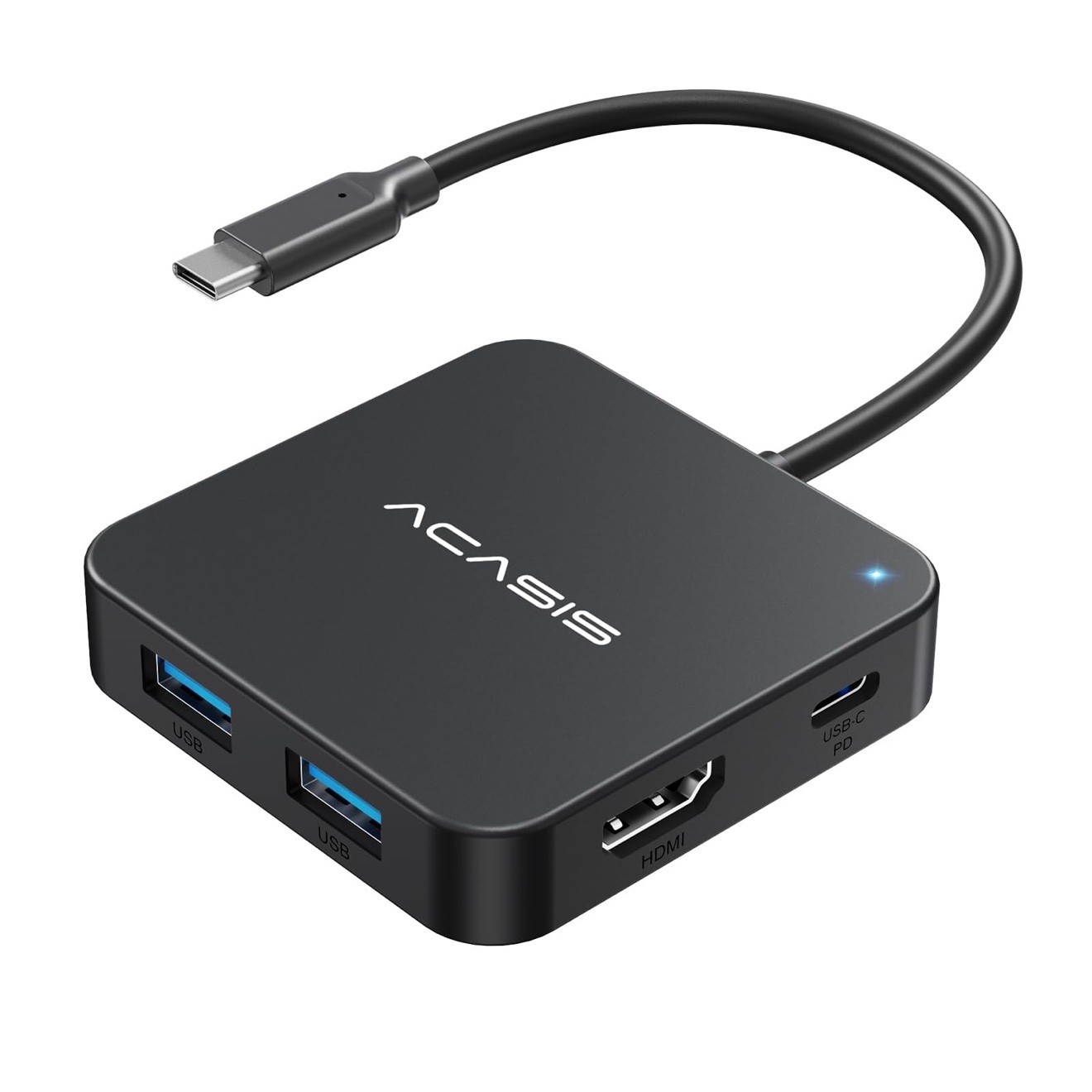 ACASIS 6-in-1 USB C Hub HDMI 4K@60Hz USB 3.1 10Gbps 100W PD for MacBook Laptop