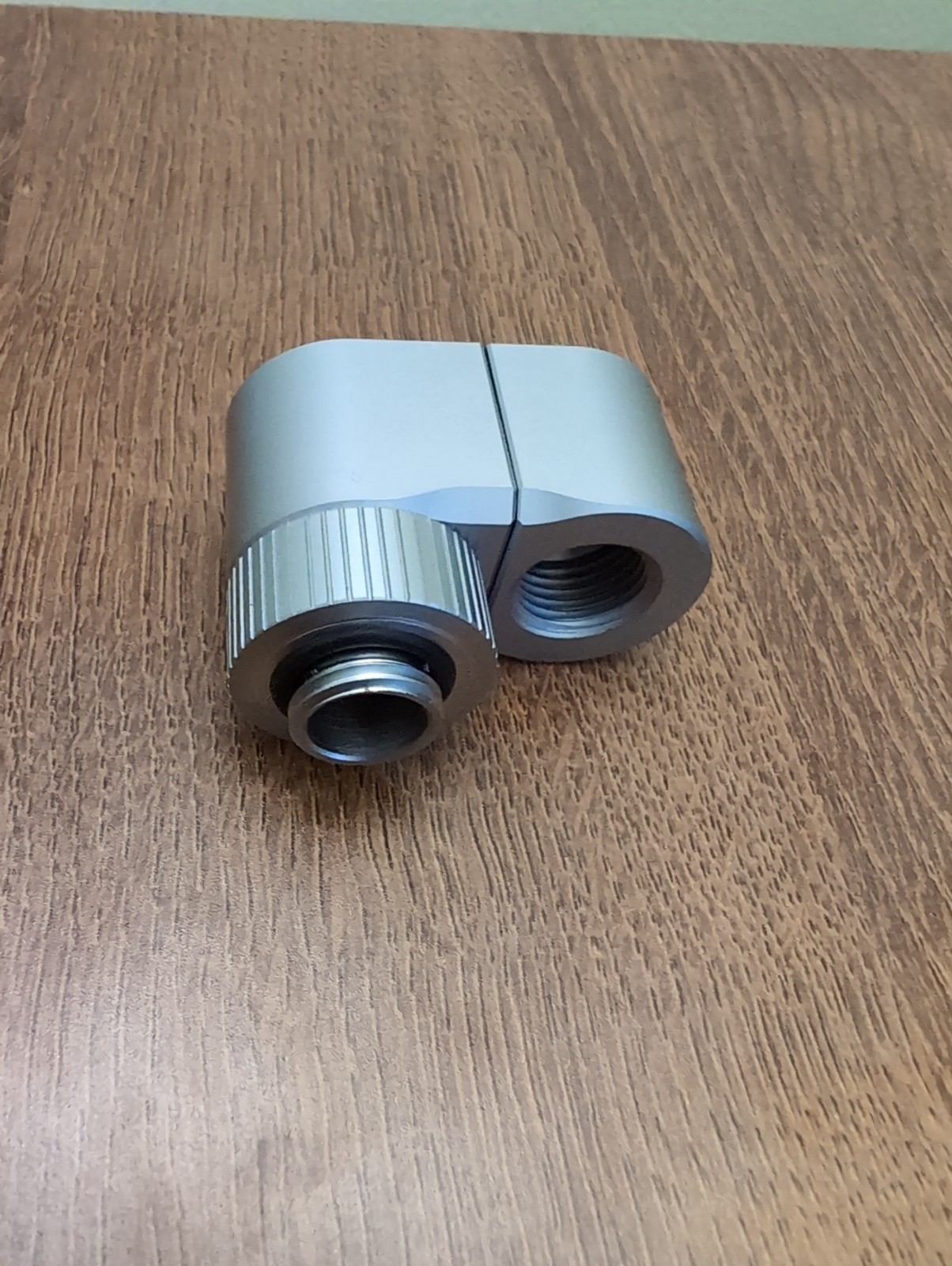 EK-Quantum Torque Double Rotary Offset 21 Satin Titanium